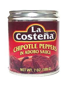 Childrens Toyshop  Gourmet Food : La Costena Chipotle Peppers in Adobo Sauce, 7 oz.