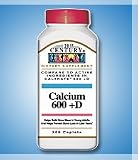 Calcium 600 +D - 200 Caplets