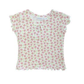 Under The Nile Lettuce Edge Tee, Floral, 12 Months
