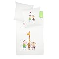 fleuresse 142062 bestickte Perkal-Bettw�sche kids 100x135 cm wei�