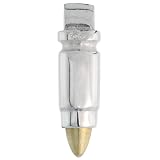Sterling Silver Bullet Pendant, w/ Gold Plated Point, 3/4