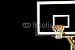 Wallmonkeys Peel and Stick Wall Decals - Basketball Goal on Black - Removable Graphic