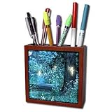 Renderly Yours Fairies - Fairy Night Magic - Tile Pen Holders-5 inch tile pen holder