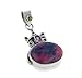 Genuine Pink Rhodonite, Peridot, and Amethyst title=