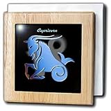 Capricorn Zodiac Sign - 6 Inch Tile Napkin Holder