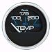 FARIA CHESAPEAKE SS BLACK MARINE INSTRUMENTS WATER TEMP GAUGEStyle: 100 degree-250 degree