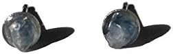 MADE TO ORDER: Teeny Tiny Sapphire Stud Earrings, 4mm Studs, Surgical Steel, Raw Minerals, Gemstones, Geology, Blue, Subtle, Natural, Handmade
