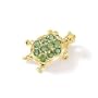14kt. Turtle Pin/Pnd Em&Diamond