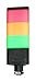 Stacklight, 3 Tiers, Green/Red/Yellow, Continuous,85dBA,Multiple,28VAC,28VDC,Wire Leaded,NEMA 12