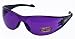Full Throttle Motorcycle Wrap Around Safety Glasses Various Lens Colors Basic Lens Color: Purple Lenses