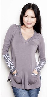 Tiger Hoodie - nursing/maternity -S-3X