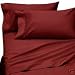 QUEEN - 1500 Thread Count Egyptian Deep Pocket 4pc Bed Sheet Set BURGUNDY