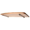Atlas Convex Shelf Kit - Beech/ Silvertone (32x10")