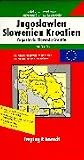 Slovenia, Croatia, Yugoslavia, Bosnia Road Map (Europa)