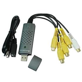 4 CHANNELS Easycap USB 2.0 DVR CCTV Digital Security Camera Recorder