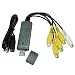 4 CHANNELS Easycap USB 2.0 DVR CCTV Digital Security Camera Recorder