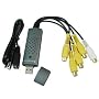 4 CHANNELS Easycap USB 2.0 DVR CCTV Digital Security Camera Recorder