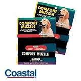 Coastal Pet Adjustable Comfort Muzzle for Dogs (Large for Neck Sizes 16-24 inch)