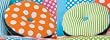 Little Miss Matched Zany Flowers Round Pillow Little Miss Matched Zany Flowers Round Pillow