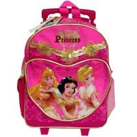 Disney Enchanted Princess Child Luggage Backpack - Princess kids rolling backpack with wheels by Disney