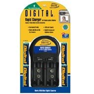 Rapid Battery Charger with Rechargeable AA Batteries