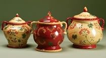 TUSCAN IVY SUNSET COLOR CANISTER SET