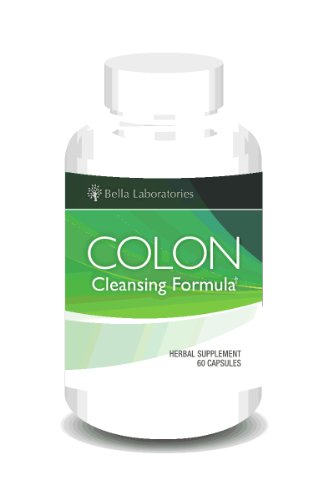 Colon Cleansing Weight Loss Formula by Bella Laboratories – Detox, Increase Energy, Lose Weight with All-Natural Colon Cleanser Supplement – 60 Capsules