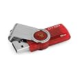 Kingston DataTraveler 101 G2 - USB flash drive - 8 GB - Hi-Speed USB - red