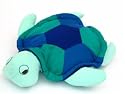 Hot PETS, Turtle. Blue-Green. Stuffed animal. Fair Trade, Natural. Handmade by micro-sensations