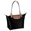 Longchamp Le Pliage Medium Folding Tote, Black