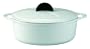 Daniel Boulud Kitchen Infiniti Cast Iron 5-Quart Oval Roaster, White