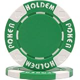 100 Suit Holdem Poker Chips - Green