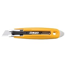 OLFA 1086095 SK-9 Self-Retracting Safety Knife With Tape Slitter