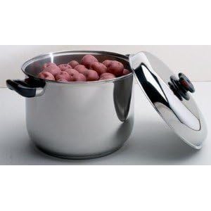 HealthSmart 16-Quart Surgical Stainless-Steel "Waterless" Stockpot