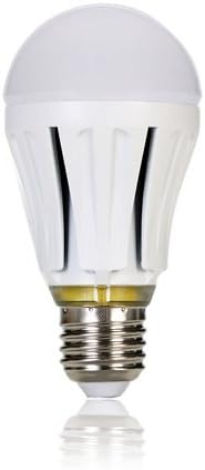 Brightest 60W Incandescent bulb replacement. 810lm in warm white - Lighting EVER 10 Watt A19 LED Bulb, Brightest 60 Watt Incandescent Bulbs Replacement, 810lm, High Performance Samsung LED, Warm White