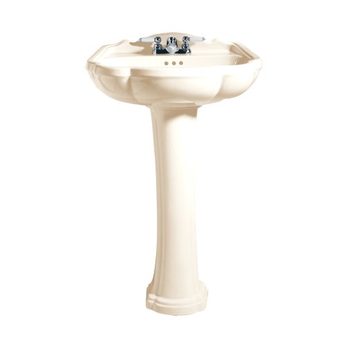 American Standard 0240.400.045 Repertoire Pedestal Bathroom Sink with 4