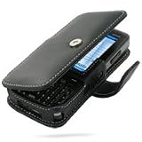 PDair Leather case for i-mate Ultimate 8502 - Book Type (Black)