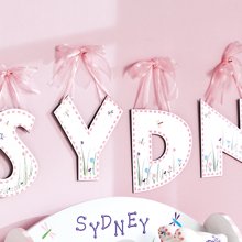 Personalized Dragonfly Alphabet Wall Letters