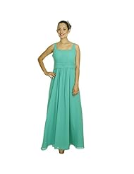 Georgette Sleeveless Pleated Square Neck  Dress