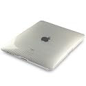 APPLE IPAD SMALL SQUARE PATTERN TRANSPARENT BACK COVER CASE - CLEAR  PART OF THE QUBITS ACCESSORIES RANGE