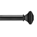 Home Square Drapery Rod - Black