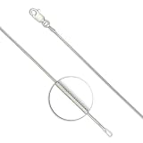 30 Inch Diamond Cut Sterling Silver Snake Chain