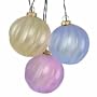 6 each: Brite Star Color Changing Led Ornaments 80mm (3 Ornaments) (39-565-23)