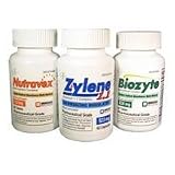 (1) Zylene 1.1 - 62 capsules, (1) Biozyte - 64 Tablets, (1) Nutravex - 64 Tablets