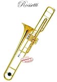 Rossetti C Key Valve Trombone Lacquer Gold, ROS1168