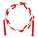 Jump Rope Plastic 8 Sections On Nylon Rope
