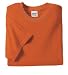NEW Gildan Ultra Cotton - 100% Cotton T-Shirt Texas Orange-M