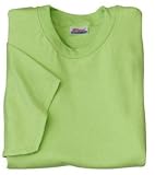 NEW Hanes Heavyweight 50/50 - 50/50 Cotton/Poly T-Shirt Lime-3XL