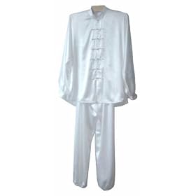 Tai Chi Uniform (Clothing) - White, Red, Blue and Black