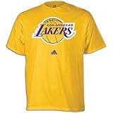 NBA Men's Los Angeles Lakers Short Sleeve T- Shirt (Gold, Large)